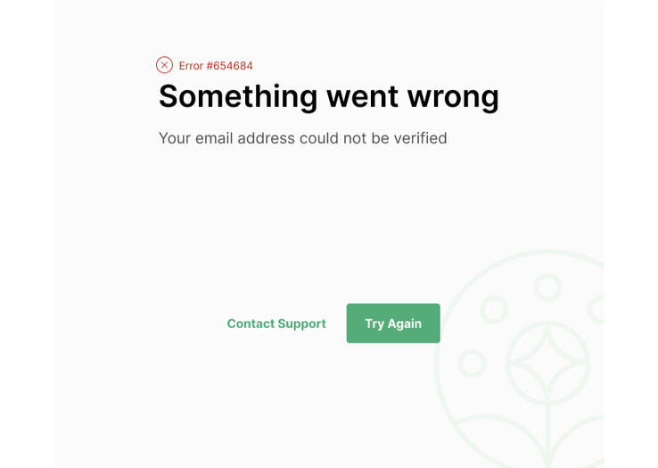 error message website vayda